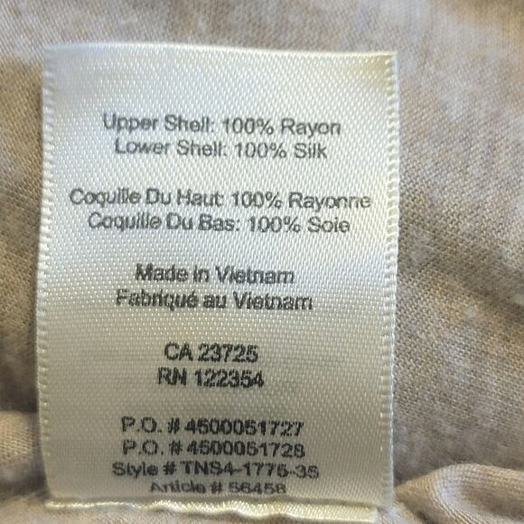 Aritzia Wilfred Silk Rayon Short Sleeve Hi Low Minimalist Tunic Top Size S - Picture 10 of 11